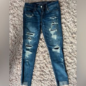 American Eagle Jeggings size 6 short